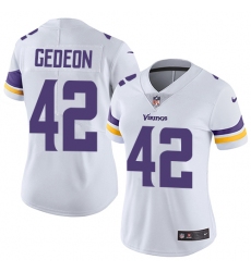Women's Nike Minnesota Vikings #42 Ben Gedeon White Vapor Untouchable Limited Player NFL Jersey