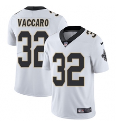Youth Nike New Orleans Saints #32 Kenny Vaccaro White Vapor Untouchable Limited Player NFL Jersey