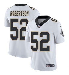 Men's Nike New Orleans Saints #52 Craig Robertson White Vapor Untouchable Limited Player NFL Jersey