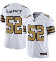 Youth Nike New Orleans Saints #52 Craig Robertson Limited White Rush Vapor Untouchable NFL Jersey