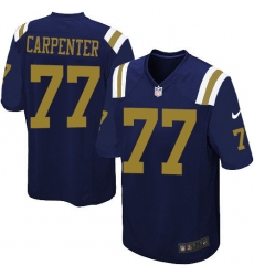 Youth Nike New York Jets #77 James Carpenter Limited Navy Blue Alternate NFL Jersey