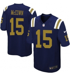 Men's Nike New York Jets #15 Josh McCown Limited Navy Blue Alternate NFL Jersey