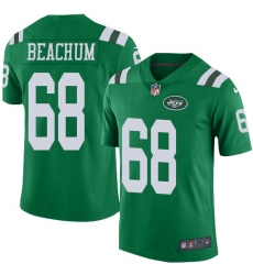 Youth Nike New York Jets #68 Kelvin Beachum Limited Green Rush Vapor Untouchable NFL Jersey