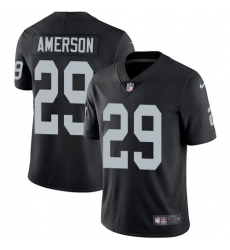 Youth Nike Oakland Raiders #29 David Amerson Black Team Color Vapor Untouchable Limited Player NFL Jersey