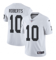 Youth Nike Oakland Raiders #10 Seth Roberts White Vapor Untouchable Limited Player NFL Jersey