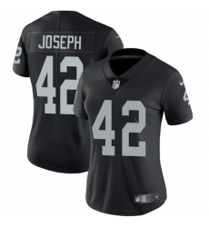 Women's Nike Oakland Raiders #42 Karl Joseph Black Team Color Vapor Untouchable Limited Player NFL Jersey