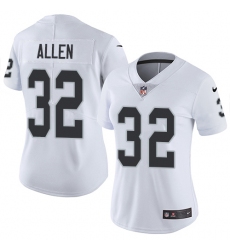 Women's Nike Oakland Raiders #32 Marcus Allen White Vapor Untouchable Limited Player NFL Jersey