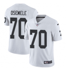 Men's Nike Oakland Raiders #70 Kelechi Osemele White Vapor Untouchable Limited Player NFL Jersey