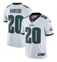 Men's Nike Philadelphia Eagles #20 Brian Dawkins White Vapor Untouchable Limited Player NFL Jersey