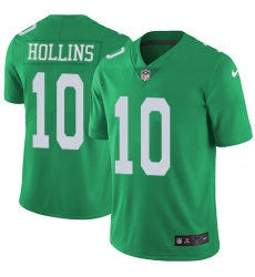 Youth Nike Philadelphia Eagles #10 Mack Hollins Limited Green Rush Vapor Untouchable NFL Jersey