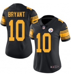 Women's Nike Pittsburgh Steelers #10 Martavis Bryant Limited Black Rush Vapor Untouchable NFL Jersey