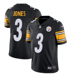 Youth Nike Pittsburgh Steelers #3 Landry Jones Black Team Color Vapor Untouchable Limited Player NFL Jersey
