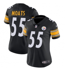 Women's Nike Pittsburgh Steelers #55 Arthur Moats Black Team Color Vapor Untouchable Limited Player NFL Jersey