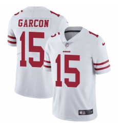 Youth Nike San Francisco 49ers #15 Pierre Garcon White Vapor Untouchable Limited Player NFL Jersey