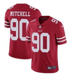 Youth Nike San Francisco 49ers #90 Earl Mitchell Red Team Color Vapor Untouchable Limited Player NFL Jersey
