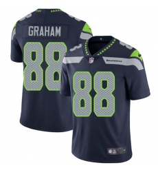 Men's Nike Seattle Seahawks #88 Jimmy Graham Steel Blue Team Color Vapor Untouchable Limited Player NFL Jersey
