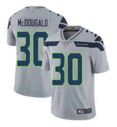 Men's Nike Seattle Seahawks #30 Bradley McDougald Grey Alternate Vapor Untouchable Limited Player NFL Jersey