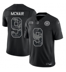 Men's Tennessee Titans #9 Steve McNair Black F.U.S.E. 2026 Salute to Service Limited Football Stitched Jersey