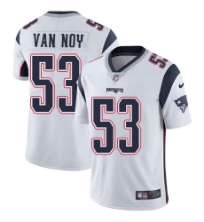 Men's Nike New England Patriots #53 Kyle Van Noy White Vapor Untouchable Limited Player NFL Jersey