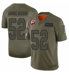Youth Washington Redskins #52 Ryan Anderson Limited Camo 2019 Salute to Service Football Jersey