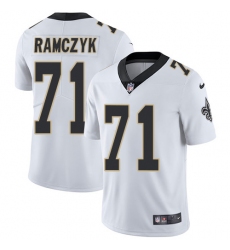 Youth Nike New Orleans Saints #71 Ryan Ramczyk White Vapor Untouchable Limited Player NFL Jersey
