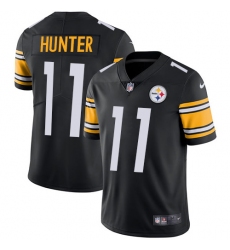 Men's Nike Pittsburgh Steelers #11 Justin Hunter Black Team Color Vapor Untouchable Limited Player NFL Jersey