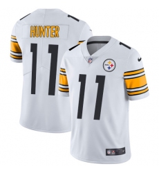 Men's Nike Pittsburgh Steelers #11 Justin Hunter White Vapor Untouchable Limited Player NFL Jersey