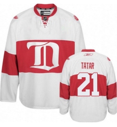 Youth Reebok Detroit Red Wings #21 Tomas Tatar Authentic White Third NHL Jersey