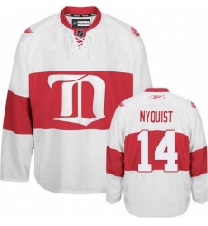 Youth Reebok Detroit Red Wings #14 Gustav Nyquist Authentic White Third NHL Jersey