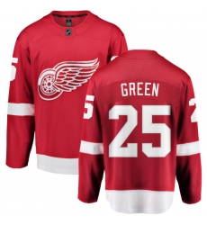 Youth Detroit Red Wings #25 Mike Green Fanatics Branded Red Home Breakaway NHL Jersey