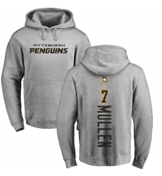 NHL Adidas Pittsburgh Penguins #7 Joe Mullen Ash Backer Pullover Hoodie