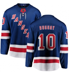 Youth New York Rangers #10 Ron Duguay Fanatics Branded Royal Blue Home Breakaway NHL Jersey