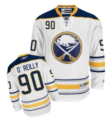 Men's Reebok Buffalo Sabres #90 Ryan O'Reilly Authentic White Away NHL Jersey