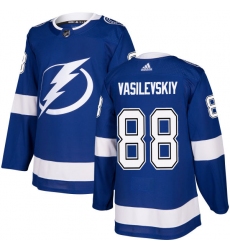 Men's Adidas Tampa Bay Lightning #88 Andrei Vasilevskiy Premier Royal Blue Home NHL Jersey