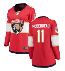 Women's Florida Panthers #11 Jonathan Huberdeau Fanatics Branded Red Home Breakaway NHL Jersey