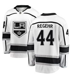 Youth Los Angeles Kings #44 Robyn Regehr Authentic White Away Fanatics Branded Breakaway NHL Jersey