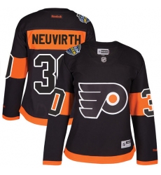 Women's Reebok Philadelphia Flyers #30 Michal Neuvirth Premier Black 2017 Stadium Series NHL Jersey