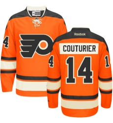 Women's Reebok Philadelphia Flyers #14 Sean Couturier Authentic Orange New Third NHL Jersey