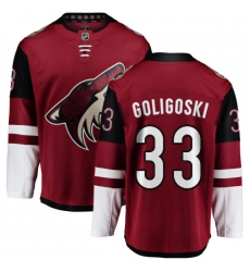 Youth Arizona Coyotes #33 Alex Goligoski Fanatics Branded Burgundy Red Home Breakaway NHL Jersey