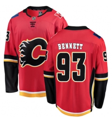 Men's Calgary Flames #93 Sam Bennett Fanatics Branded Red Home Breakaway NHL Jersey
