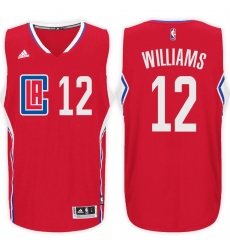 Los Angeles Clippers #12 Louis Williams Road Red New Swingman Stitched NBA Jersey