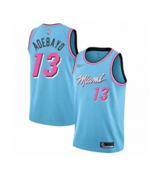 Women's Miami Heat #13 Edrice Adebayo Swingman Blue Basketball Jersey - 2019 20 City Edition