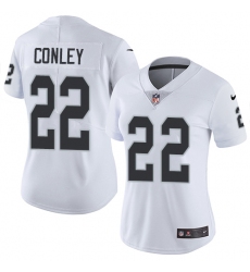 Women's Nike Oakland Raiders #22 Gareon Conley White Vapor Untouchable Limited Player NFL Jersey