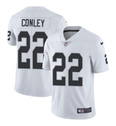 Youth Nike Oakland Raiders #22 Gareon Conley White Vapor Untouchable Limited Player NFL Jersey