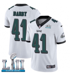 Youth Nike Philadelphia Eagles #41 Ronald Darby White Vapor Untouchable Limited Player Super Bowl LII NFL Jersey