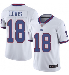Youth Nike New York Giants #82 Roger Lewis Limited White Rush Vapor Untouchable NFL Jersey