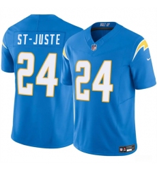 Men's Los Angeles Chargers #24 Benjamin St-Juste Blue 2024 F.U.S.E. Vapor Limited Football Stitched Jersey