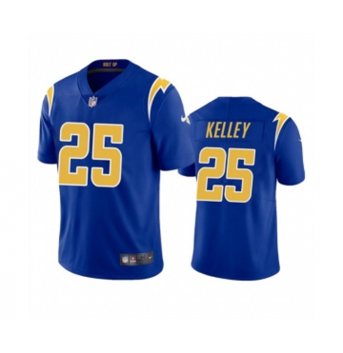 Men's Los Angeles Chargers #25 Joshua Kelley Royal Vapor Untouchable Limited Stitched Jersey