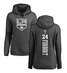 NHL Women's Adidas Los Angeles Kings #24 Derek Forbort Charcoal One Color Backer Pullover Hoodie