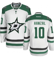Youth Reebok Dallas Stars #10 Martin Hanzal Authentic White Away NHL Jersey